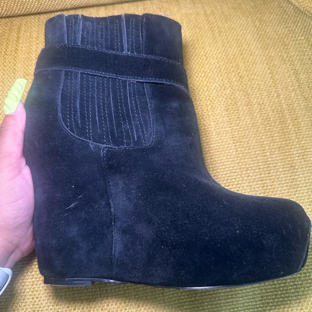 Betsey Johnson Black Ankle Boots